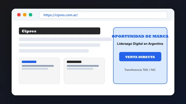 Modelo de aplicación comercial y proyectos digitales para cipres.com.ar