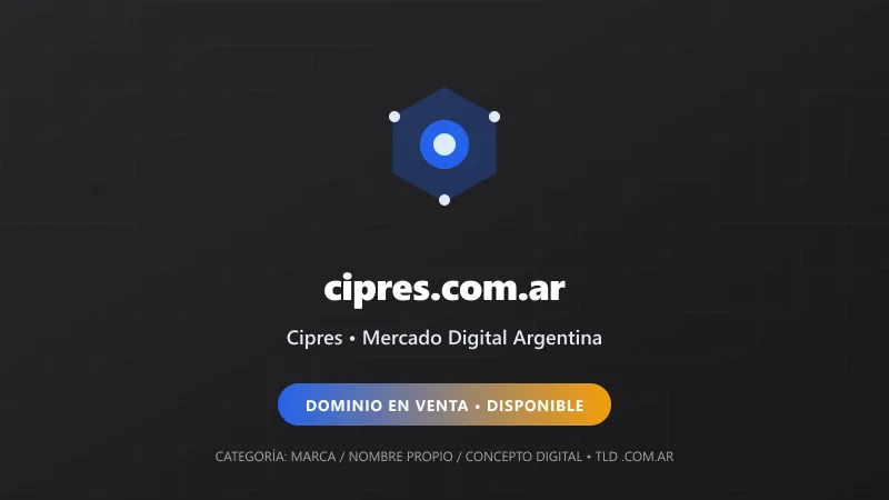 Identidad gráfica y activo digital para Cipres en Argentina